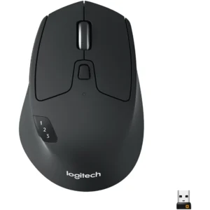 Logitech M720 Triathlon Multi-Computer Wireless Mouse (Black) ID109