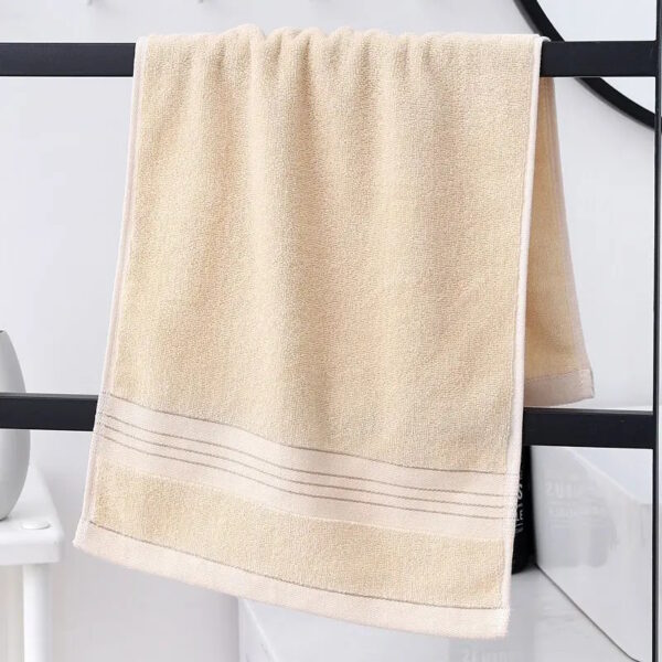 1 Pc-Bath Towels for Beach, Spa, Hotel 70x140cm (Light Ivory)