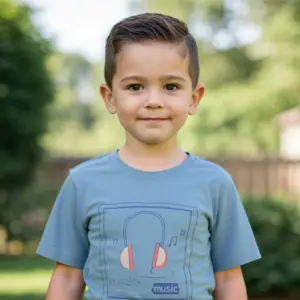 Extraordinary T-Shirt and Shorts Set Music Vibes ID2533