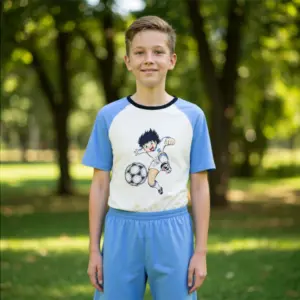 Exclusive T-Shirt and Shorts Set playing Soccer ID2546