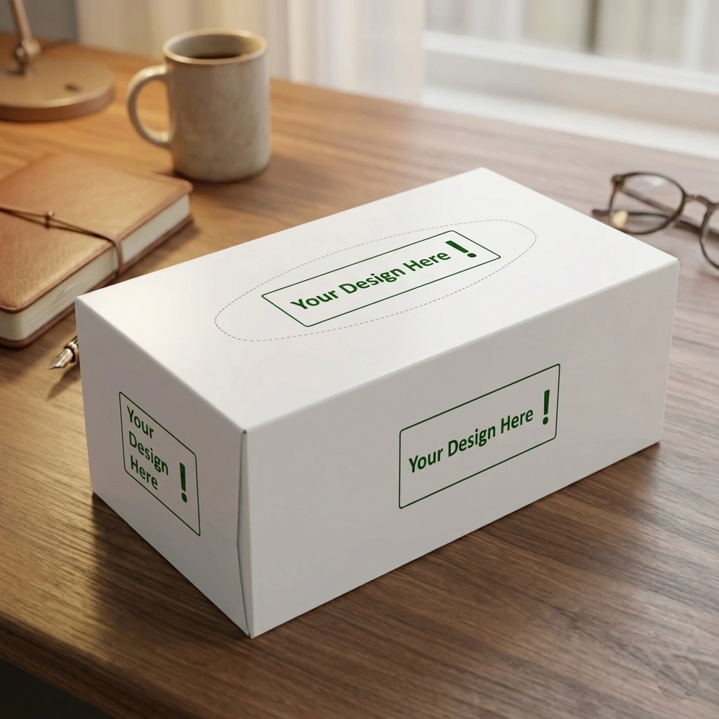 Personalized Custom Printed Ultimate Soft Facial Tissues