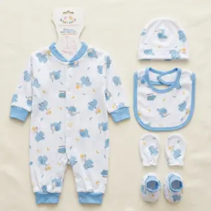 Beautiful 5 Piece Unisex Baby Clothes Set