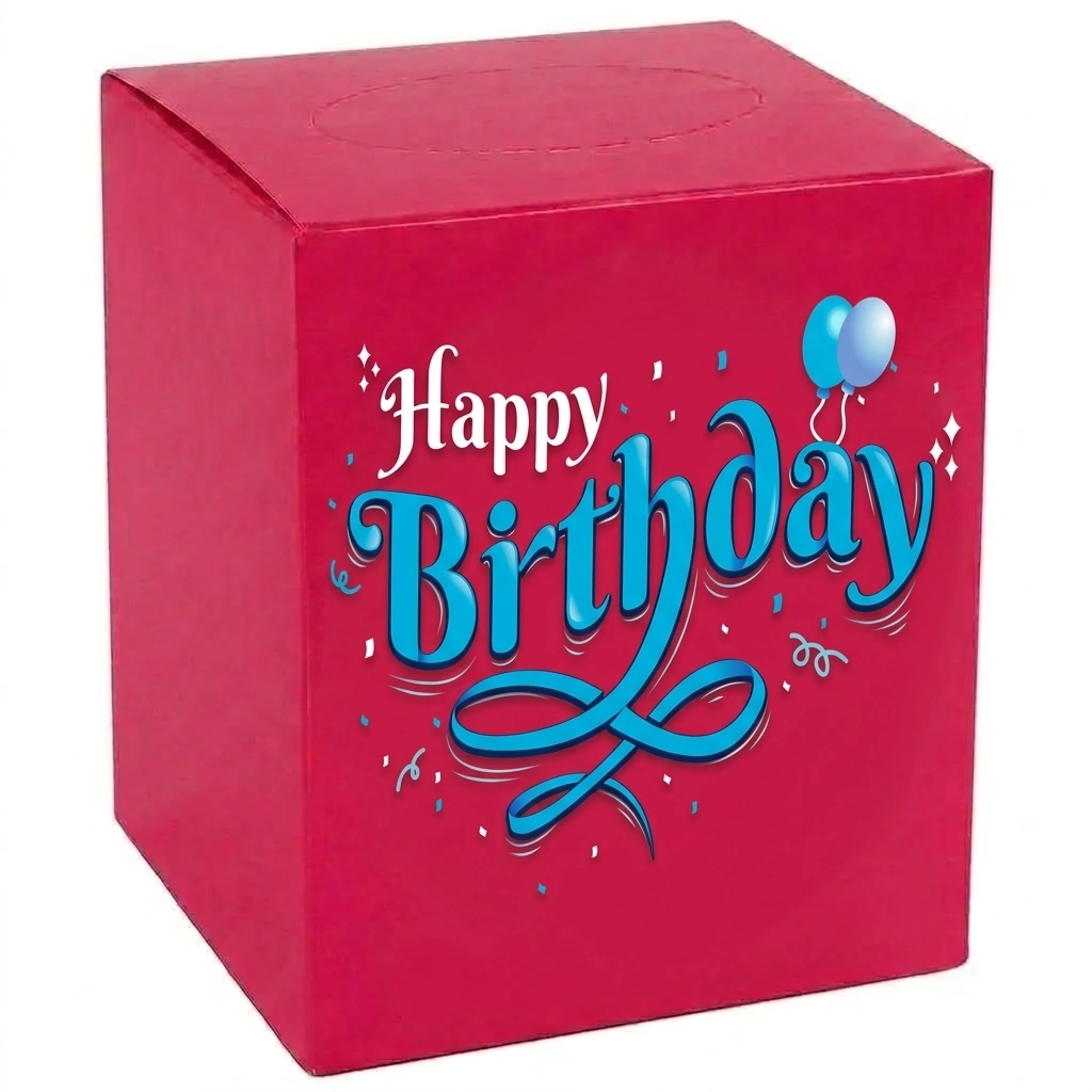 Facial Tissues Personalized Ultimate Soft, happy, birthday, celebrations